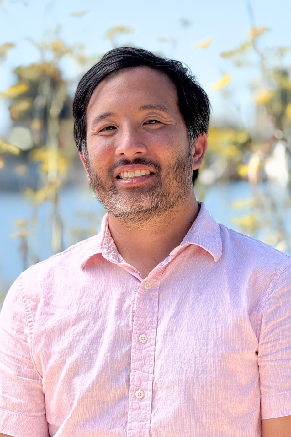 A close-up portrait of Bike East Bay staff member