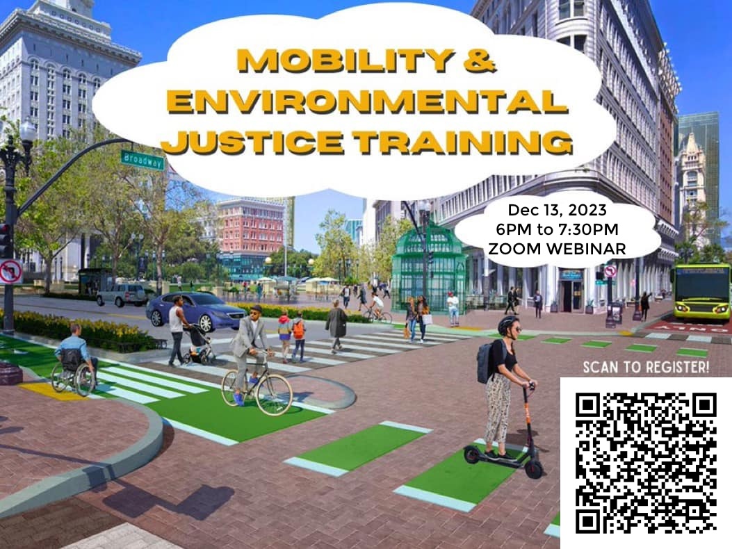 Environmental & Mobility Justice: Green Mobility Ambassadors Training Series