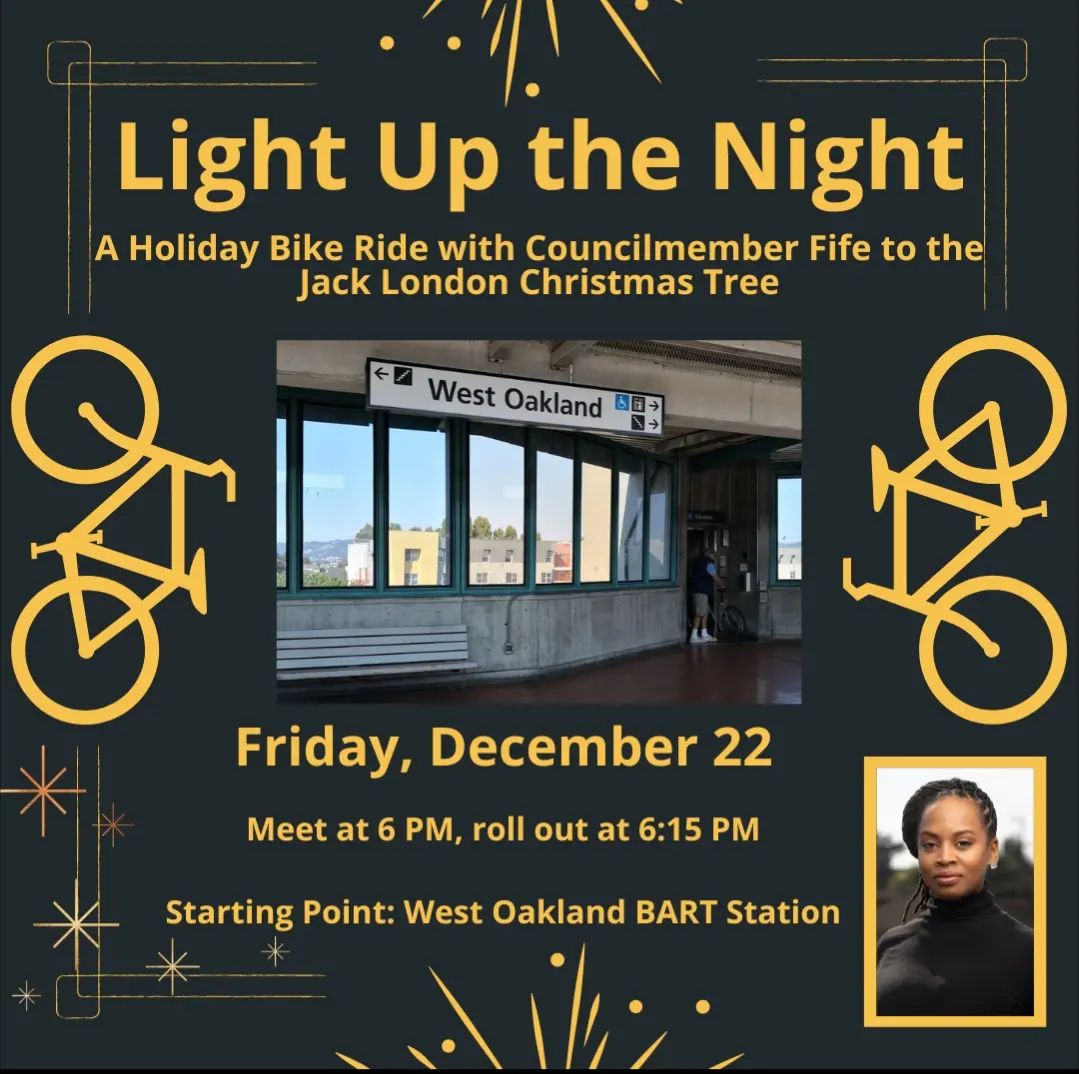 Light up the night by bike in Oakland!