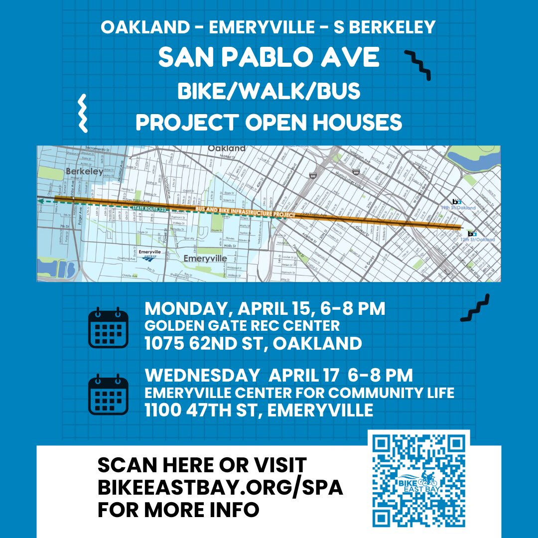 San Pablo Ave Protected Bikeway Open House, Emeryville