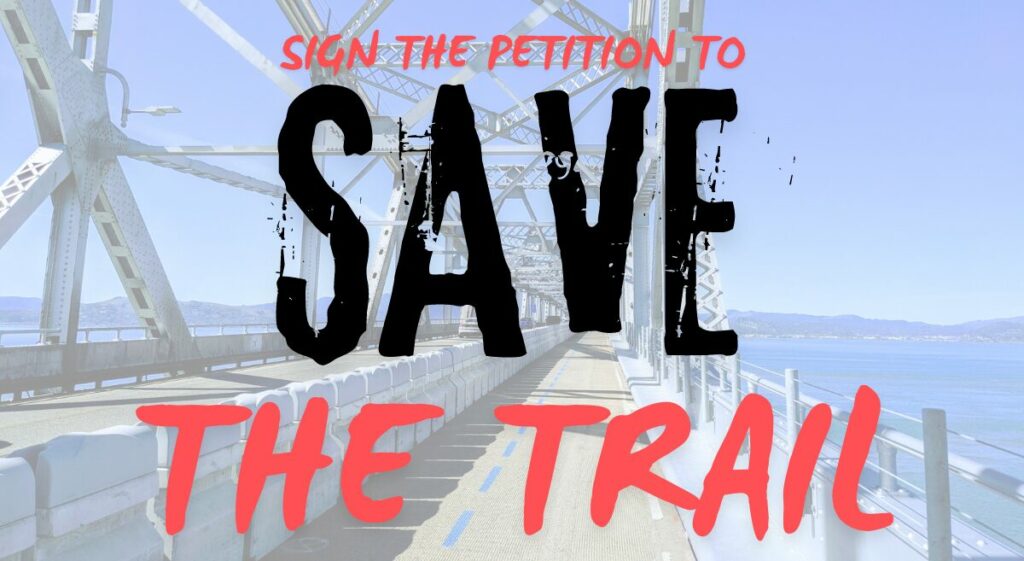 "Sign the petition to save the trail"