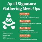 Berkeley Safe Streets Ballot Measure Campaign: Signature gathering