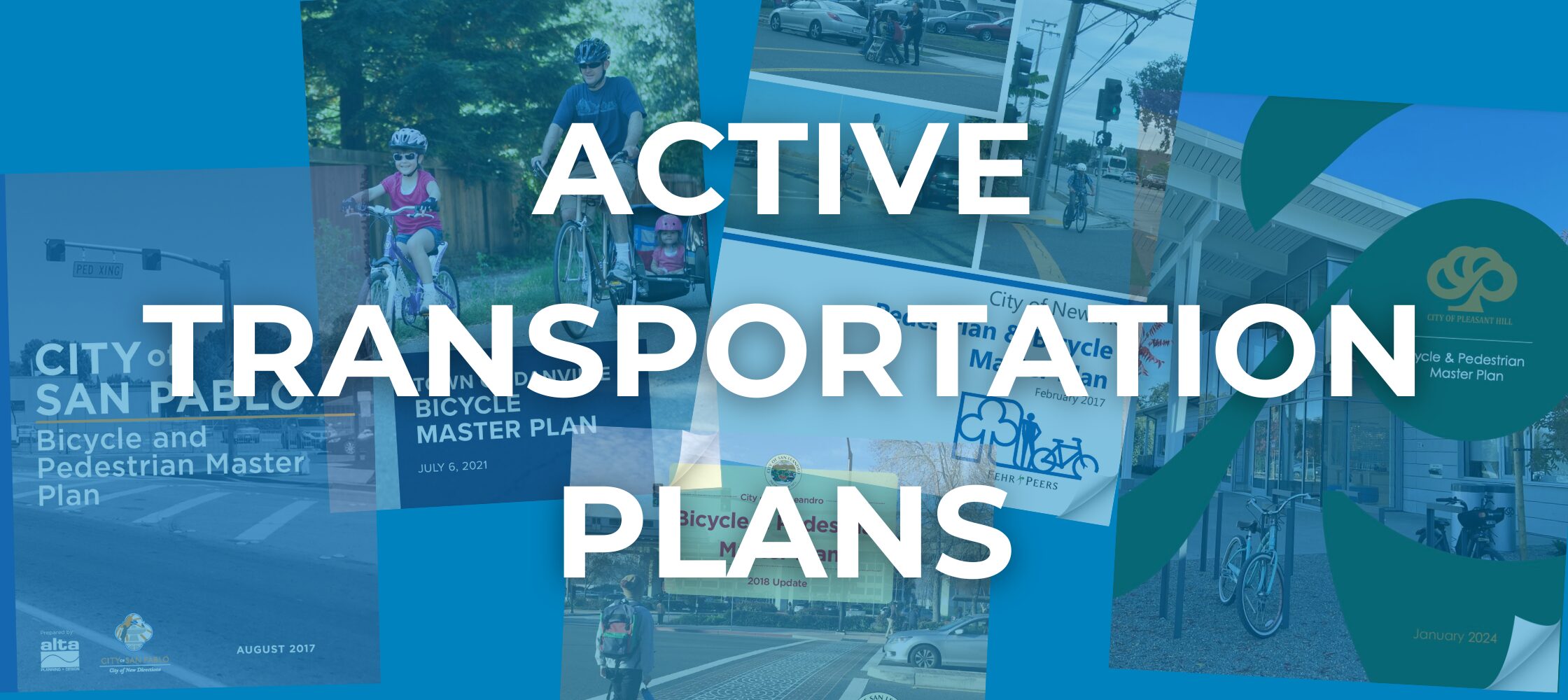 "Active Transportation Plans" banner graphic