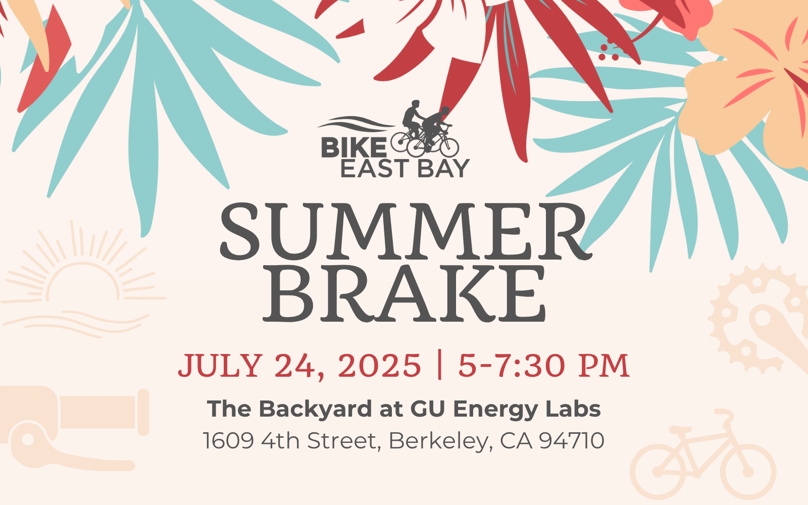 Summer Brake Party for Bike East Bay