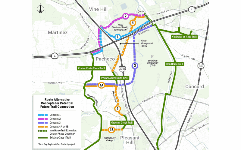 Iron Horse and Contra Costa Canal Trails Connection Feasibility Study