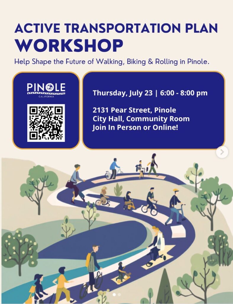 Pinole ATP Workshop invitation