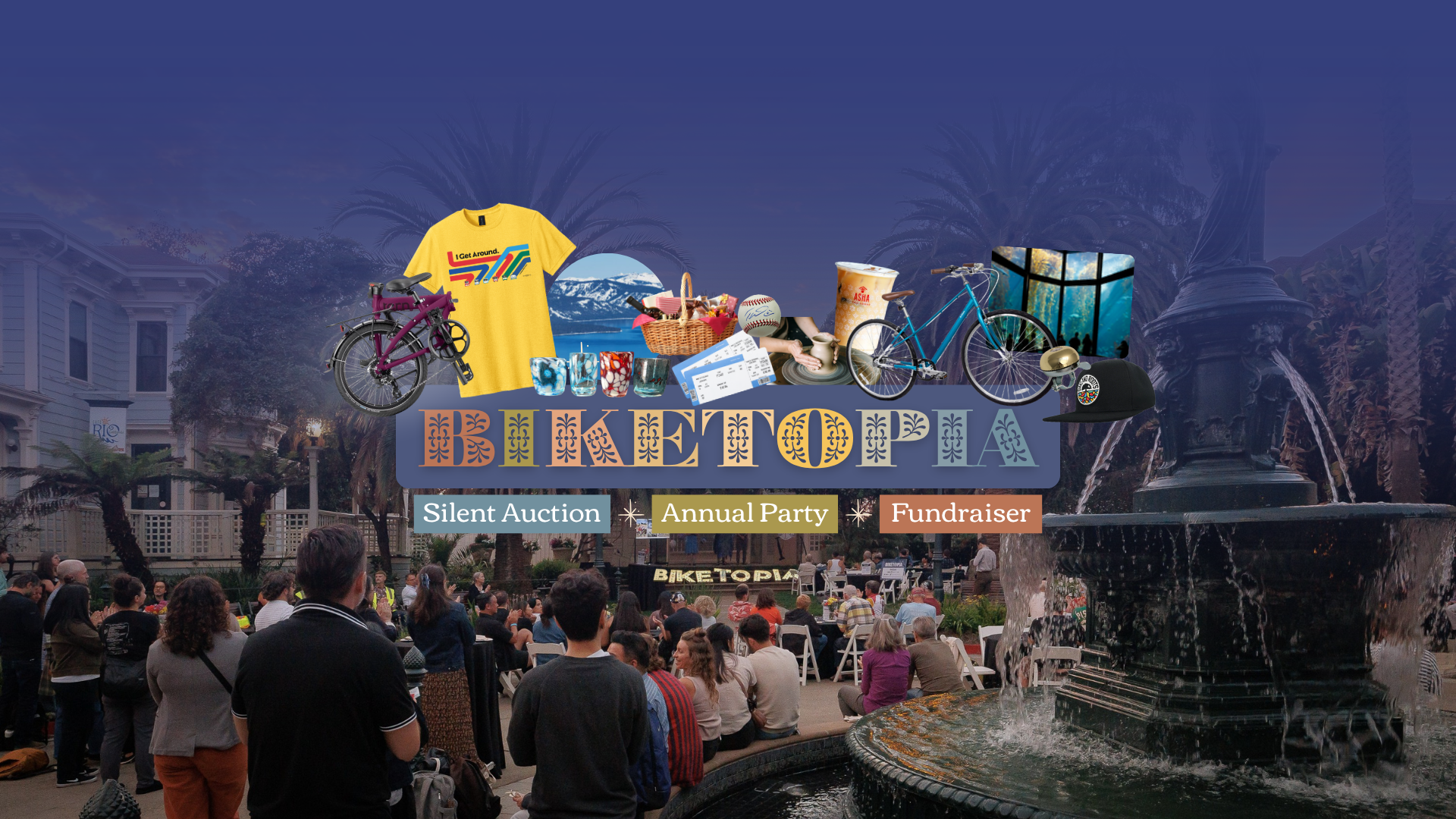 Biketopia 2026 Auction banner