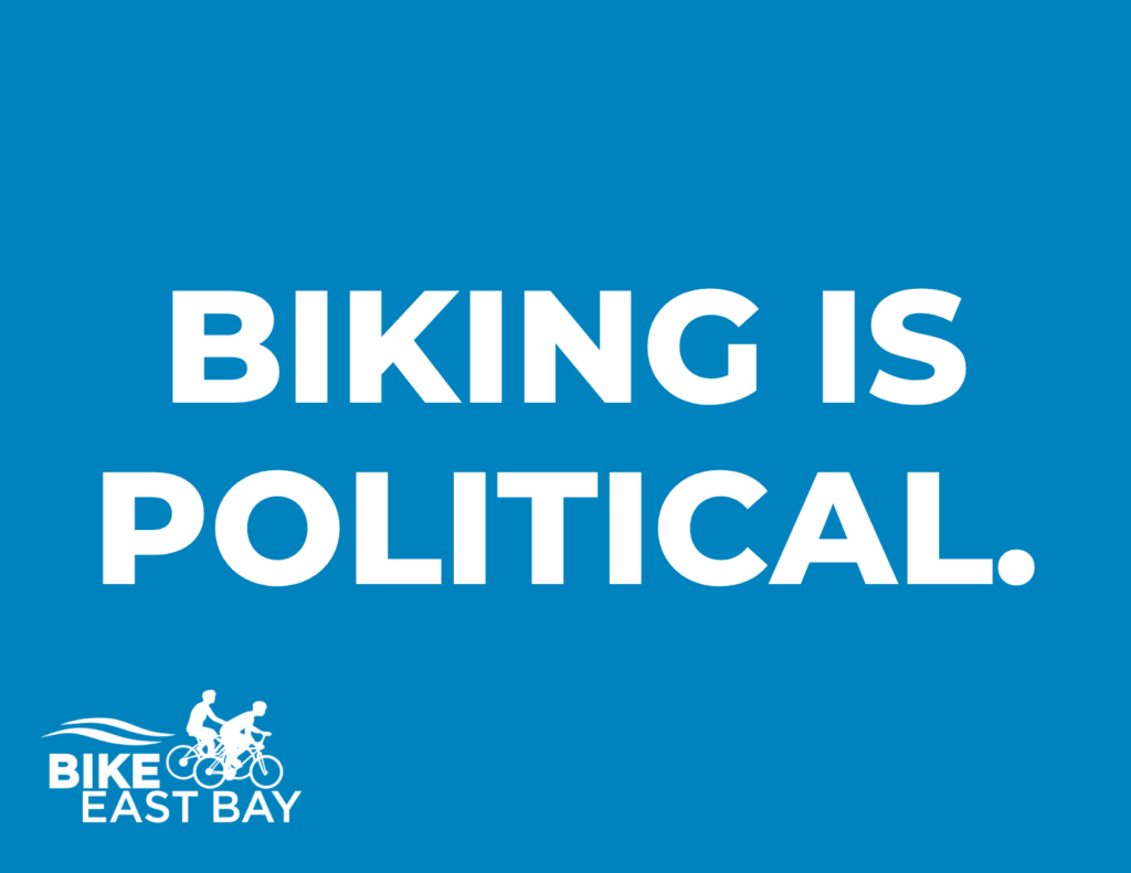 "biking is political."